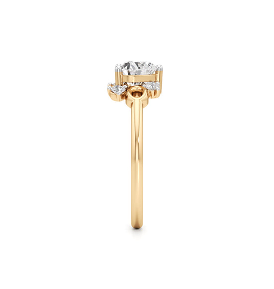Sweetheart Blossom Diamond Ring