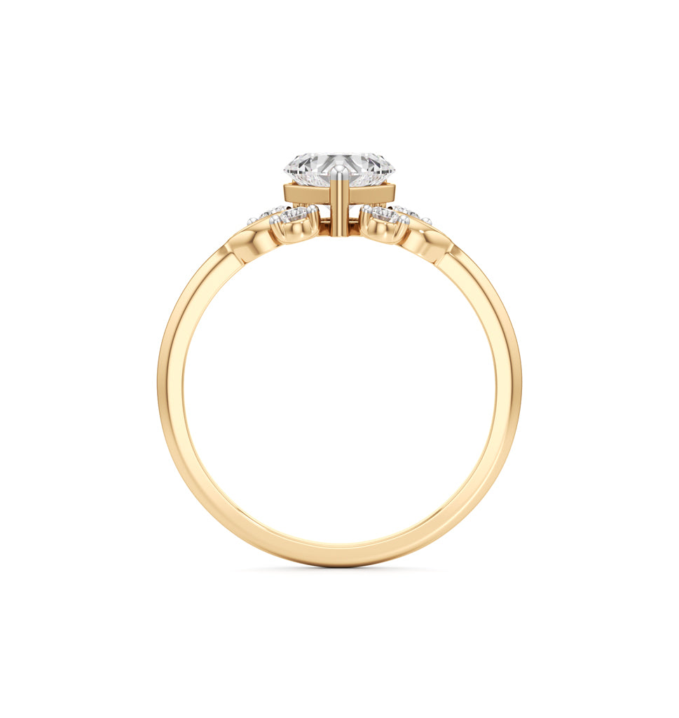 Sweetheart Blossom Diamond Ring