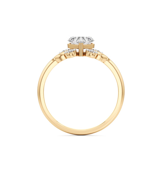 Sweetheart Blossom Diamond Ring