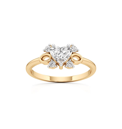 Sweetheart Blossom Diamond Ring