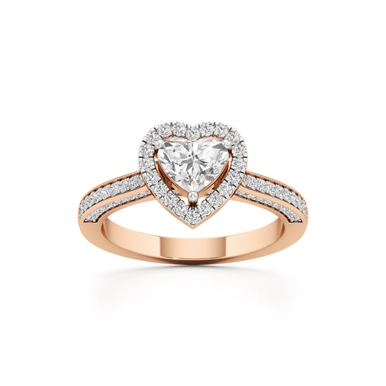 Eternal Embrace Heart Diamond Ring