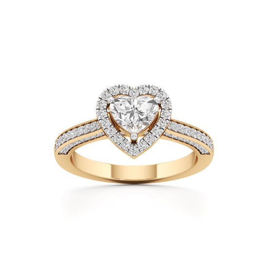 Eternal Embrace Heart Diamond Ring