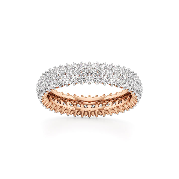 Wide Lumière Diamond Eternity Band