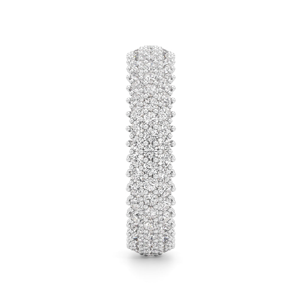 Wide Lumière Diamond Eternity Band