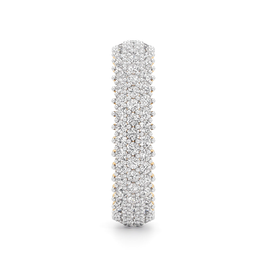 Wide Lumière Diamond Eternity Band