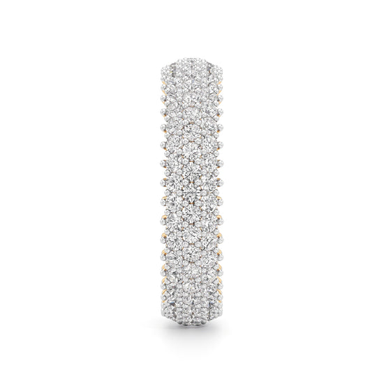 Wide Lumière Diamond Eternity Band