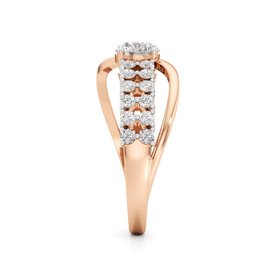 Lighttrace Diamond Cluster Ring