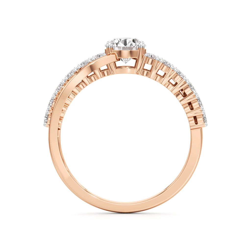 Lighttrace Diamond Cluster Ring