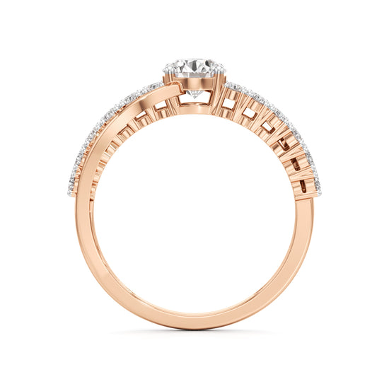 Lighttrace Diamond Cluster Ring