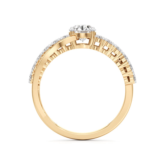 Lighttrace Diamond Cluster Ring