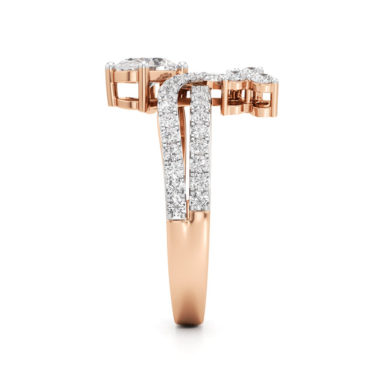 Oval & Cluster Diamond Brillora Ring