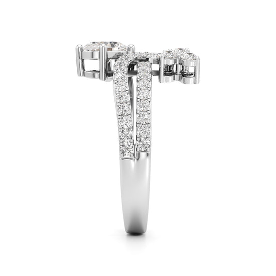 Oval & Cluster Diamond Brillora Ring
