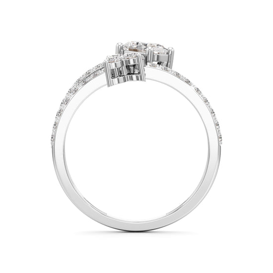 Oval & Cluster Diamond Brillora Ring