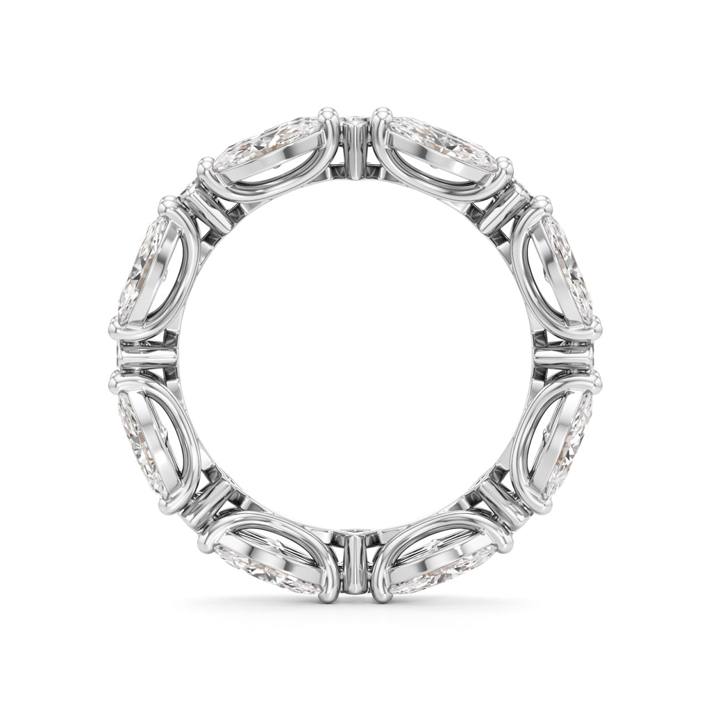 Marquise  Princess Cut Diamond Shinelink Band