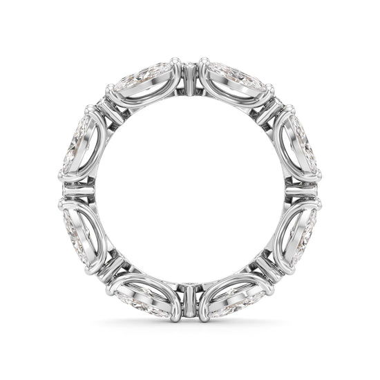 Marquise  Princess Cut Diamond Shinelink Band