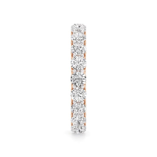Round Diamond Prong Set Eternity Gleamband