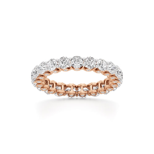 Round Diamond Prong Set Eternity Gleamband