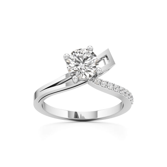Cherished Shine Diamond Solitaire Ring