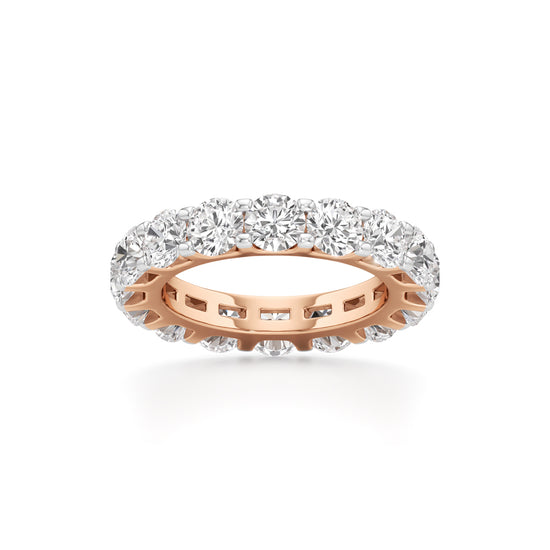 Prong Set Round Diamond Eternity Band