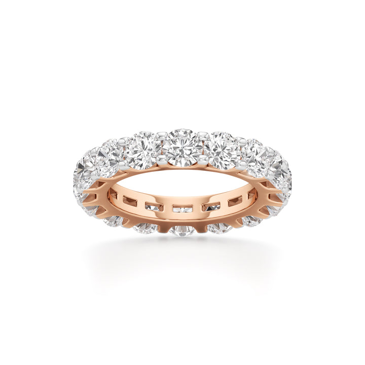 Prong Set Round Diamond Eternity Band