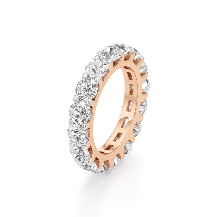 Prong Set Round Diamond Eternity Band