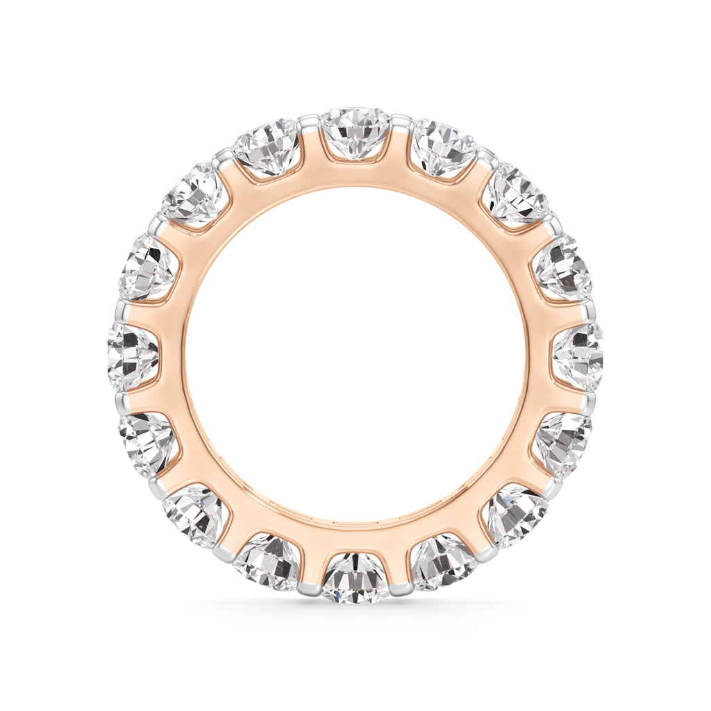 Prong Set Round Diamond Eternity Band