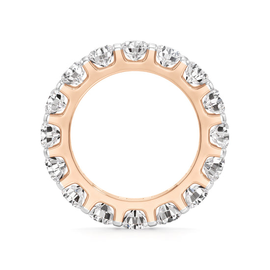 Prong Set Round Diamond Eternity Band