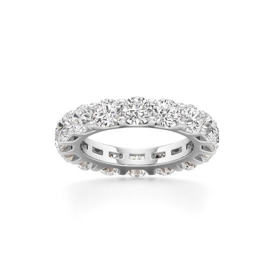 Prong Set Round Diamond Eternity Band