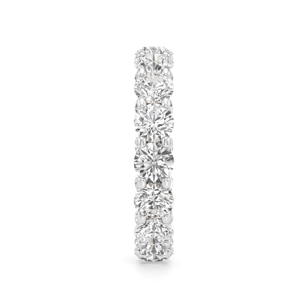 Prong Set Round Diamond Eternity Band