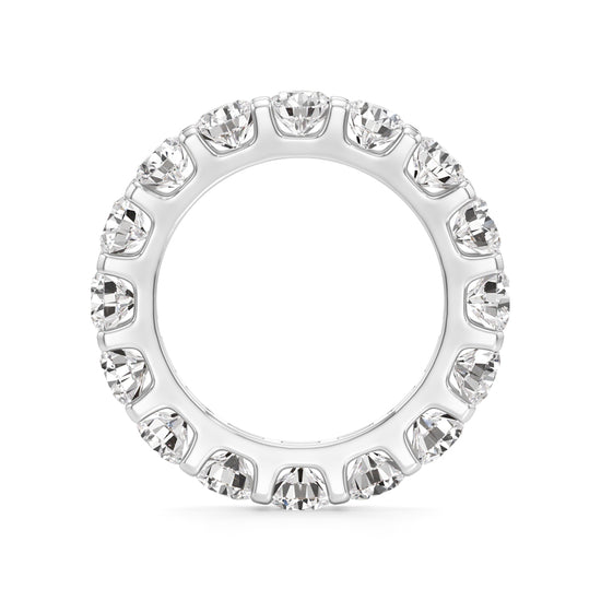 Prong Set Round Diamond Eternity Band