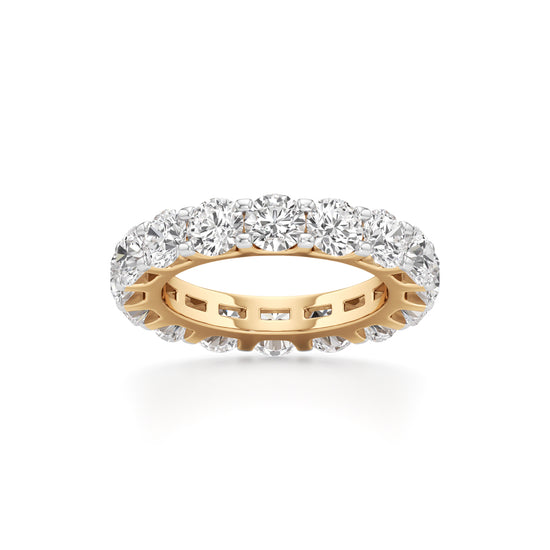 Prong Set Round Diamond Eternity Band