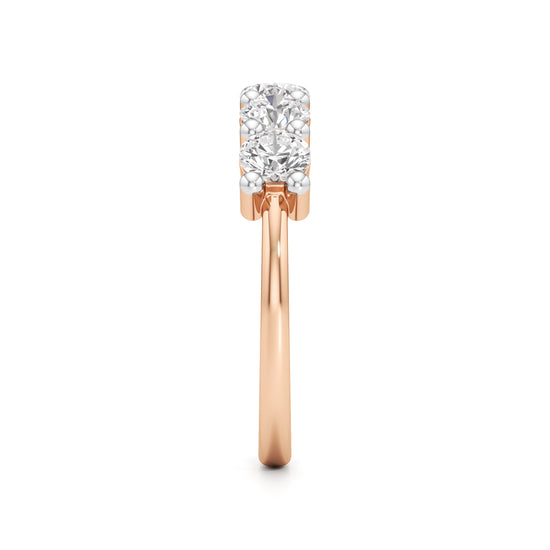 Five Stone Round Diamond Ring