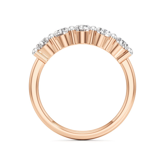 Five Stone Round Diamond Ring