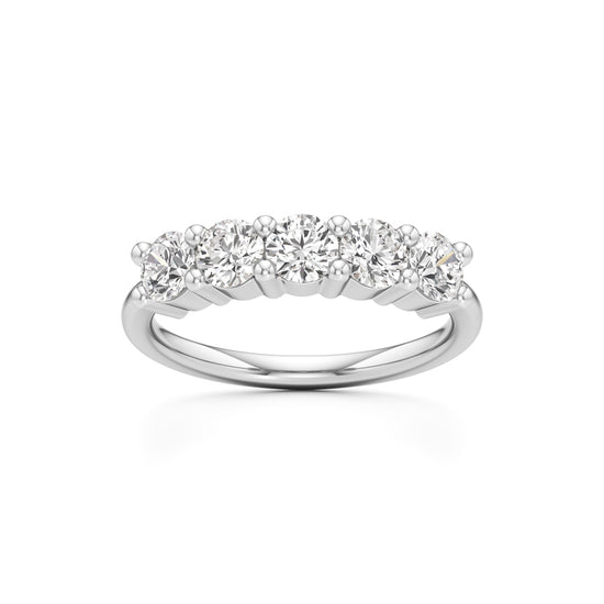 Five Stone Round Diamond Ring