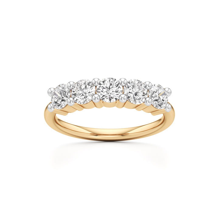 Five Stone Round Diamond Ring