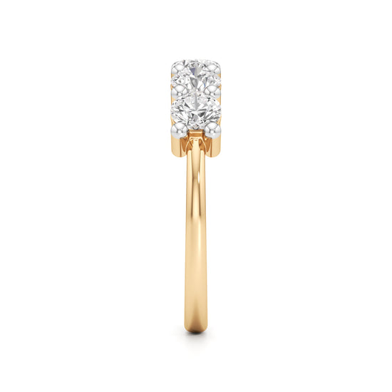 Five Stone Round Diamond Ring