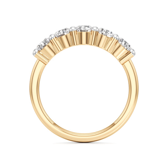 Five Stone Round Diamond Ring