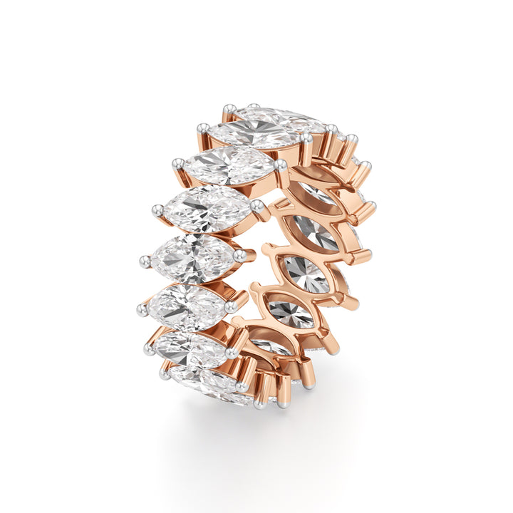 Marquise Diamond Eternity Band