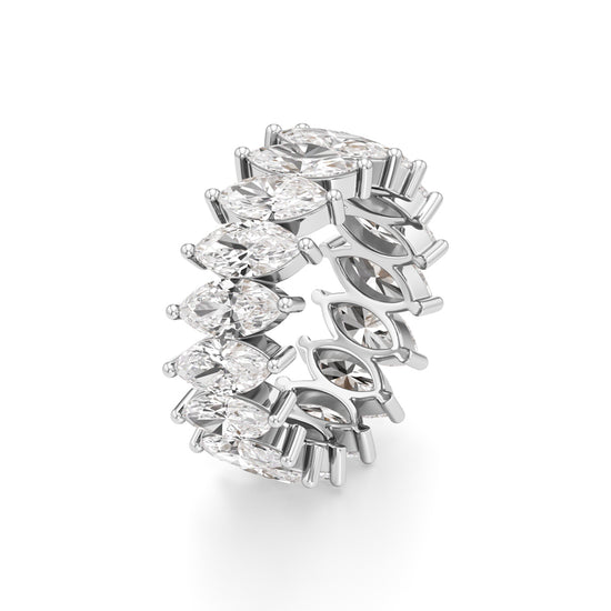 Marquise Diamond Eternity Band