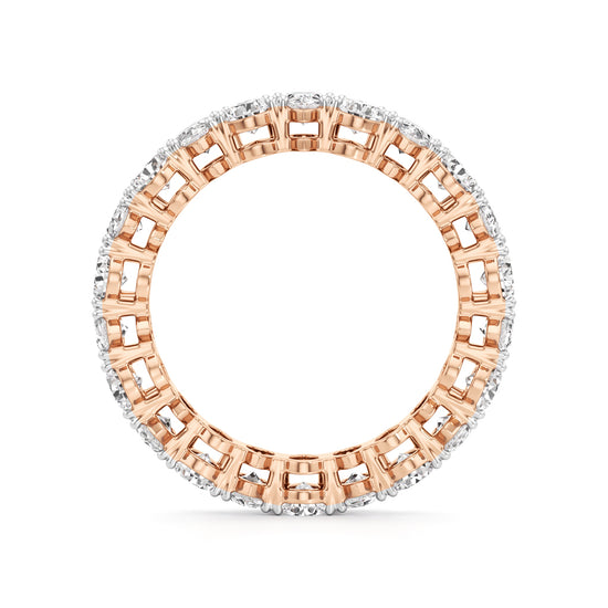 Pear Diamond Eternity Band