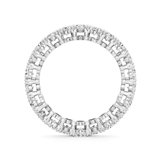 Pear Diamond Eternity Band