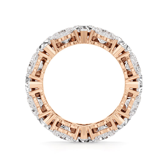 Heart Diamond Eternity Band