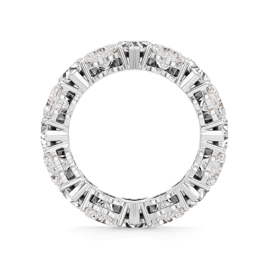 Heart Diamond Eternity Band
