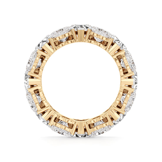 Heart Diamond Eternity Band