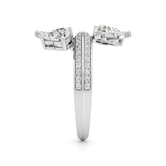 Ethereal Blossom Diamond Cluster Ring