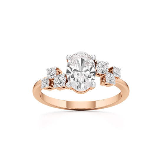 Eternal Radiance Oval Diamond Ring
