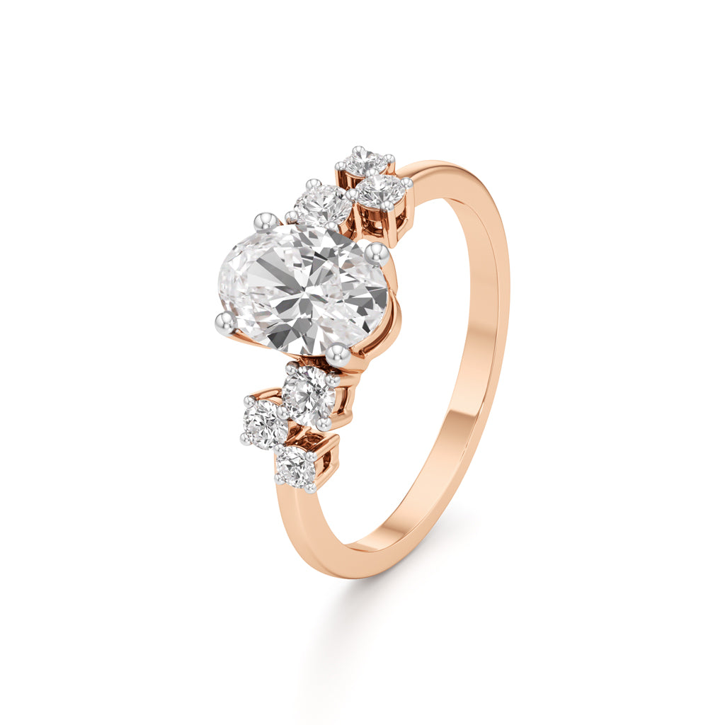 Eternal Radiance Oval Diamond Ring