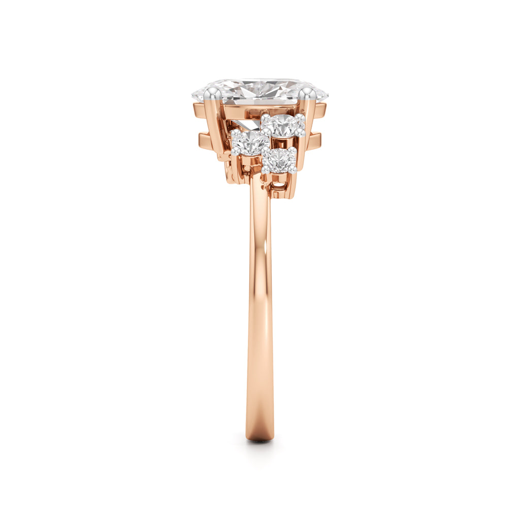 Eternal Radiance Oval Diamond Ring