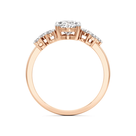 Eternal Radiance Oval Diamond Ring