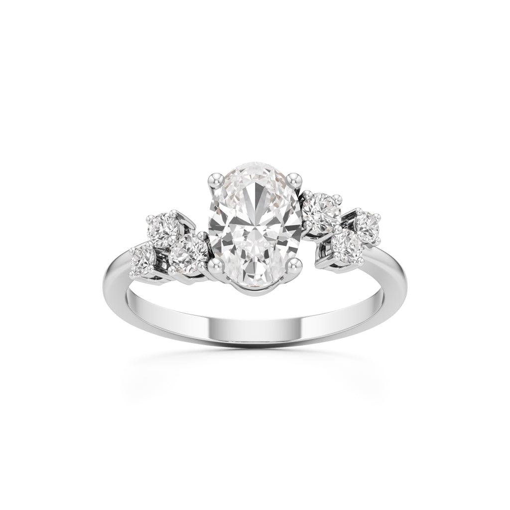 Eternal Radiance Oval Diamond Ring